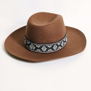 Free People Loren Patten Band Felt Hat